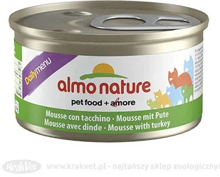 Almo Nature Daily Menu Mus z indykiem 85g 154 - Mokra karma dla kotów - miniaturka - grafika 2