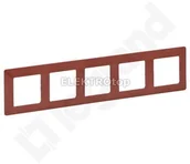 Klawisze i ramki - Legrand 754075VALENA LIFE RAMKA X5 CEGLASTY - miniaturka - grafika 1