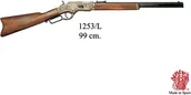 Repliki - broń - Denix ZŁOTA GRAWEROWANA STRZELBA WINCHESTER 1873 REPLIKA BRONI - miniaturka - grafika 1