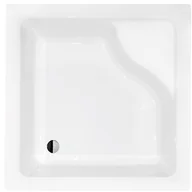 Brodziki prysznicowe - PMD Piramida Besco Igor 80x80 biały - miniaturka - grafika 1