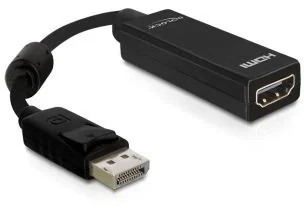 Delock Adapter DisplayPort - HDMI (F) 29PIN 0 2M - Adaptery i przejściówki - miniaturka - grafika 2