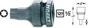 Klucze i nasadki - Hazet Gniazdo mocy 1/2" 12.5 mm) 995S-T30 TORX Długość netto 40 mm T 30 - miniaturka - grafika 1