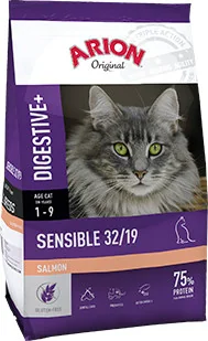 Arion Arion, karma dla kotów, Original Cat Sensible Salmon, 7,5kg - Sucha karma dla kotów - miniaturka - grafika 4