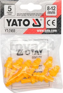 YATO Zatyczki do uszu silikonowe 22db (5 par) YT-7455 - Odzież robocza - miniaturka - grafika 3