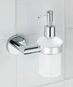 Mydelniczki i dozowniki mydła - Wenko Uchwyt na mydło w płynie REVELLO, Power-Loc + dozownik 17962100 1E2 - miniaturka - grafika 1