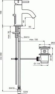 Ideal Standard Mara A9005AA - Baterie umywalkowe - miniaturka - grafika 2