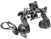 Lampy błyskowe - ayex Uchwyt lampy Studio Oprawa lampy (E27) 2 oraz kieszeń z zamkiem spigotanschluss Schirmhalter ayex gdt-02 4250559506768 - miniaturka - grafika 1