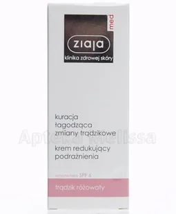 Ziaja MED Kuracja Łagodząca zmiany trądzikowe Krem redukujący podrażnienia SPF6 50ml - Kremy do twarzy Ziaja MED Kuracja Łagodząca zmiany trądzikowe Krem redukujący podrażnienia SPF6 50ml - Kremy do twarzy - miniaturka - grafika 2