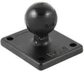 Uchwyty samochodowe do telefonów - RAM Mount Głowica obrotowa 1-calowa z kwadratową podstawą RAM-B-347U - miniaturka - grafika 1
