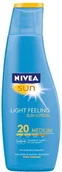 Balsamy i kremy do opalania - Nivea Sun Light Feeling lekkie mleczko do opalania SPF20+ 200ml - miniaturka - grafika 1
