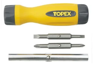 Topex wkrętak odwracalny z końcówkami, , 39D516 - Śrubokręty - miniaturka - grafika 2
