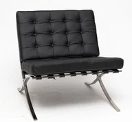 Fotele - Fotel BA1 skóra czarna TP - miniaturka - grafika 1