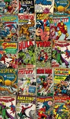 Fototapety - Komar Fototapeta Marvel Cover Retro VD-006 - miniaturka - grafika 1