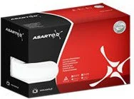 Folie termotransferowe do faksów - Brother Taśma Asarto do PC72 I T72/74/76/104/106 | black single AS RB72S (AS-RB72S) - miniaturka - grafika 1