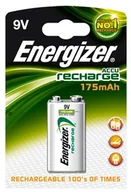 Ładowarki i akumulatory - Energizer akumulatorek 6F22 9V Ni-MH 175mAh 8,4V - miniaturka - grafika 1