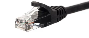 Patchcord RJ45 kat. 5e Utp, 0,5m czarny - Patchcordy - miniaturka - grafika 2
