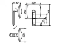 Lusterka do makijażu - Keuco I-Look MoveLusterko kosmetyczne z przegubowym ramieniem Chrom 17613010000 - miniaturka - grafika 1