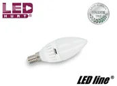 Żarówki LED - LED Line arówka LED LEDline E14 7W świeczka biała ciepła 247576 - miniaturka - grafika 1