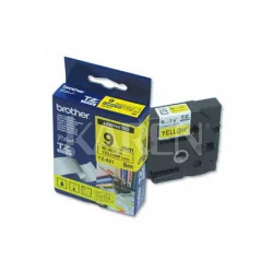 Brother TZ-S621/TZe-S621 9mm x 8m extr.adh czarny druk/żółty podkład taśma zamiennik TZeS621 - Etykiety do drukarek - miniaturka - grafika 4