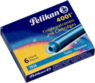 Pelikan Naboje Atramentowe krótkie turkusowe (6) VO0529 - Wkłady do długopisów - miniaturka - grafika 2