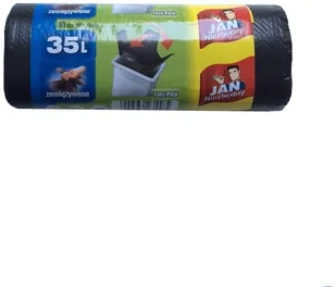 Jan Niezbędny WORKI NA ŚMIECI EASY-PACK CZARNE 35L 30SZT. - Worki na śmieci - miniaturka - grafika 2