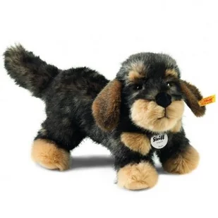 Steiff Moritz Rauhaardackel 30 cm przytulanka dla dzieci pluszowy pies miękki i nadający się do prania ciemnoszary zaostrzony (076985) 076985 - Maskotki i pluszaki Steiff Moritz Rauhaardackel 30 cm przytulanka dla dzieci pluszowy pies miękki i nadający się do prania ciemnoszary zaostrzony (076985) 076985 - Maskotki i pluszaki - miniaturka - grafika 2