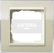 Klawisze i ramki - Gira EVENT CLEAR PIASKOWY/KREM Ramka X1 [0211771] - miniaturka - grafika 1