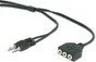 Adaptery i przejściówki - Gembird Przedłużacz 2xJack(M)3,5mm-> 3xJack(F)3,5mm CC-MIC-1 - miniaturka - grafika 1
