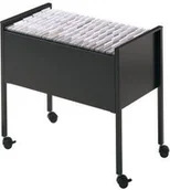 Inne meble biurowe - Durable ECONOMY wózek na teczki zawieszkowe, 80 A4, czarny - miniaturka - grafika 1