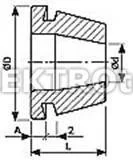 Inne akcesoria elektryczne - Ergom Dławik gumowy BDE 11 E03DK-05010100101 - miniaturka - grafika 1