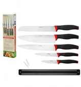 Noże kuchenne - Esmeyer ESMEYER AUREA KOMPLET NOŻY LISTWA MAGNETYCZNA 6 ELEMENTÓW 291-423 - miniaturka - grafika 1