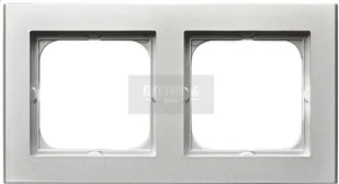 LEDart 2-krotna, pozioma i pionowa - Ospel SONATA R-2R/38, kolor srebrny mat - Klawisze i ramki - miniaturka - grafika 2