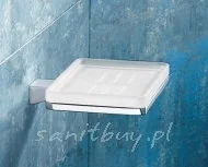 Gedy GLAMOUR Mydelniczka SZKLANA MODEL ŚCIENNY 5711 - Mydelniczki i dozowniki mydła - miniaturka - grafika 2