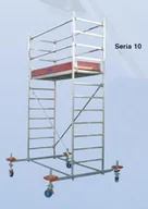 Rusztowania - Krause Rusztowanie jezdne seria 10, 2,0x0,75m 14.4m robocza - miniaturka - grafika 1