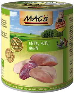 MACs MAC´s Cat karma dla kota 6 x 800 g Drób & żurawina - Mokra karma dla kotów - miniaturka - grafika 2