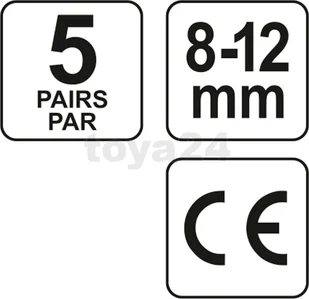 YATO Zatyczki do uszu silikonowe 22db (5 par) YT-7455 - Odzież robocza - miniaturka - grafika 4