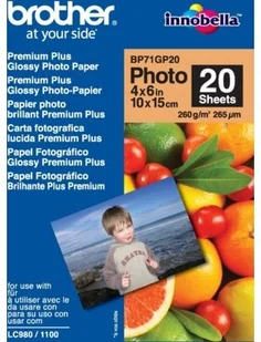 Brother Papier fotograficzny Innobella 260g 10 x 15 cm Błyszczący - Papier do drukarek - miniaturka - grafika 2