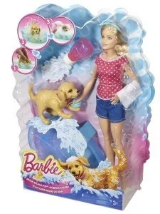 Mattel BARBIE Kąpiel pieska DGY83 - Lalki dla dziewczynek - miniaturka - grafika 5