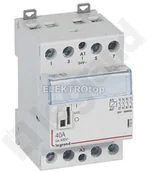 Sterowniki i przekaźniki - Legrand STYCZNIK MODUŁOWY SM 340 40A 24V 4NO Z MANIPULATOREM 412518 - miniaturka - grafika 1