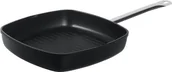 Wyposażenie lokali gastronomicznych - Hendi Patelnia do grillowania - ryflowana Profi Line 280mm x 280mm x 55mm 629802 - miniaturka - grafika 1