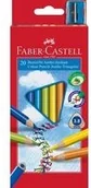Kredki, ołówki, pastele i pisaki - Faber-Castell Kredki Jumbo trójkątne 20 kolorów + temperówka - miniaturka - grafika 1