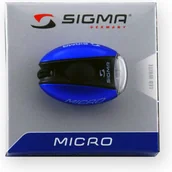 Lampki rowerowe - Sigma MICRO WHITE LED - Lampa diodowa (niebieska) 112 - miniaturka - grafika 1