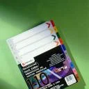 Przekładki do segregatorów - Rexel Przekładka indeksowa A4 A-Z Mylar 10 szt. 75677 - miniaturka - grafika 1