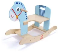 Samochody i pojazdy dla dzieci - Brimarex DREWNO Drewniany konik bujany Niebiesk 1572394 - miniaturka - grafika 1