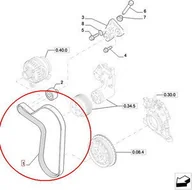 Części i akcesoria do maszyn rolniczych - CNH PASEK WIELOKLINOWY 2853138 - 47131754 - miniaturka - grafika 1