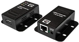 LogiLink ua0267 USB 2.0 Cat.5 AV do 50 m z 4 port hub, PoE Czarny UA0267 - Huby USB LogiLink ua0267 USB 2.0 Cat.5 AV do 50 m z 4 port hub, PoE Czarny UA0267 - Huby USB - miniaturka - grafika 1