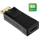 InLine 17198J adapter DisplayPort, wtyczka DisplayPort do gniazda HDMI, 4K2K, z audio, czarny 4043718234257 - Akcesoria do tabletów i e-booków - miniaturka - grafika 2