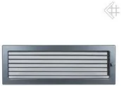 Akcesoria kominkowe - Kratki.pl Kratka kominkowa malowana grafitowa 17x49 z żaluzją 6674-898A9_2013020 - miniaturka - grafika 1