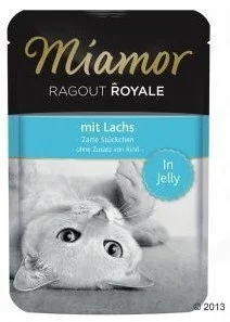 Miamor Ragout Royale W Galarecie Łosoś - Mokra karma dla kotów - miniaturka - grafika 2