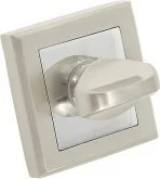 Szyldy i rozety - Alubrass Rozeta kwadratowa WC T KOLOR NIKIEL/CHROM STNCWC - miniaturka - grafika 1